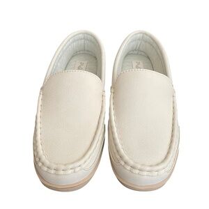 My Slippers Slip On Comfort By My Pillow Beige Leather Women’s Sz 8
